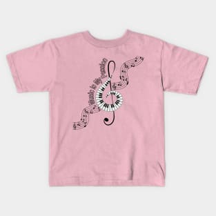 Treble Clef Piano Kids T-Shirt